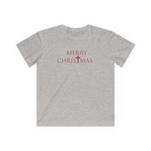 Merry Christmas Kids Tee, Holiday Graphic Shirt, Child Christmas Tee - $556.66 MXN
