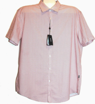 Hugo Boss Men&#39;s Pink Dots Design Slim Fit Cotton Shirt Size 2XL - $82.94