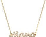 Mother&#39;s Day Gifts for Mom, Gold Dainty Mom Necklace,14K Gold Plated Cut... - $24.44