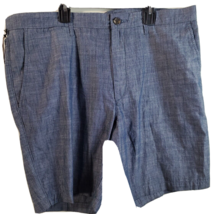 Goodfellow &amp; Co Shorts Men Size 38 Blue Slash Pockets Pull On Belt Loops NWT - £12.35 GBP
