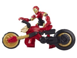 Marvel Avengers Bend And Flex Flex Rider Iron Man And 2-In-1 Motorcycle - £18.98 GBP