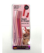 ABSOLUTE NEW YORK QUICK &amp; SHAPE DUAL HEAD RAZOR SET #AEBR08 - $2.99