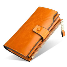 Vintage Luxury Genuine Leather Womens Long Wallet Clutch - $51.95+
