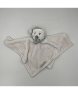 Blankets &amp; Beyond White Penguin Gray Scarf Hat Security Blanket/Lovey Wh... - $24.99