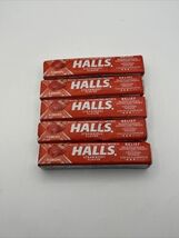 5  Pack Halls Soothes &amp; Relieves Cough Drops, Strawberry 9 Ct ~Read For ... - $14.75