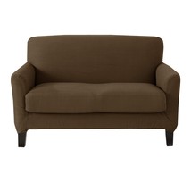 Great Bay Home 2 Piece Stretch LOVESEAT Slipcover Fits Up to 68&quot; Wide Br... - $21.73