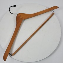 Vintage Wood Coat Suit Hanger 17x8 Inch Luxury Wishbone Grand Rapids Mic... - $16.83