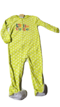 Girl Carter&#39;s Footed Fleece Pajama Onepiece Blanket Sleeper 5T Dots Cutie NWT - £7.59 GBP