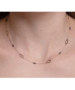 14K Gold Bloodstone Necklace-Bloodstone Pendant with Oval Patterns-Birth... - $7,822.35 MXN