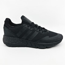 adidas ZX 1K Boost Triple Black Unisex Kids Athletic Sneaker G58921 - £39.27 GBP
