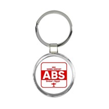 Egypt Abu Simbel Airport ABS : Gift Keychain Airline Travel Crew Code Pilot AIRP - $7.99