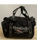 Reebok Vintage Large Sports Athletic Gym Bag Black - £39.32 GBP