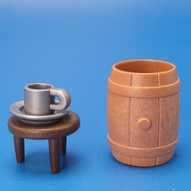 Playmobil Castle Barrel Stool Plate Mug Prison Accessories 3151 3053 302... - £4.07 GBP