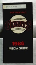 BASEBALL:  1986 SAN FRANCISCO GIANTS  Baseball MLB Media GUIDE  EX+++ - £6.82 GBP