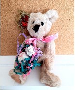 OOAK ARTIST Vintage 6&quot; BIRTHDAY Bear - £16.36 GBP