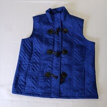 Christopher Banks RN#54867 Women's Blue Full Zip Sleeveless Vest Size Large image 8