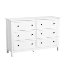 VEVOR 6 Drawer Dresser, Wooden Chest of Drawers with Sliding and Anti-ti... - $4,957.81 MXN