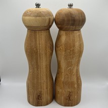 Island Bamboo Pepper  and Salt Grinder/ Mill Set - £14.55 GBP