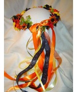 Tabitha Head Wreath Fall Festive Renaissance/ Wedding /Handfasting /Hand... - £38.72 GBP