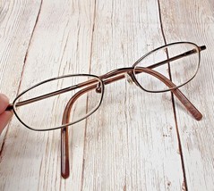 Perry Ellis Brown Metal Eyeglasses FRAMES - PE-Aspen-1 47-18-135 - £27.65 GBP