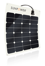 SunPower® 50 Watt Flexible Solar Panel. High Efficiency for Marine, RV, Camping - £69.98 GBP