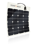 SunPower® 50 Watt Flexible Solar Panel. High Efficiency for Marine, RV, ... - $136.55 CAD