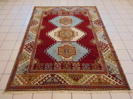 Vintage Estate Handmade Kazak Design Rug E206 - $371.25