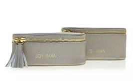 JOY &amp; IMAN 2-piece Tassel Chic Leather Travel Pouches - £15.92 GBP