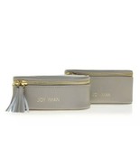 JOY &amp; IMAN 2-piece Tassel Chic Leather Travel Pouches - $19.99