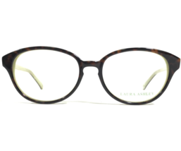 Laura Ashley Eyeglasses Frames ERIN FLAX Green Brown Tortoise Round 48-17-140 - $55.89
