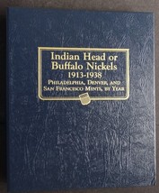 Whitman Indian Head or Buffalo Nickel Coin Album Book Number 2 1913-1938... - £24.64 GBP