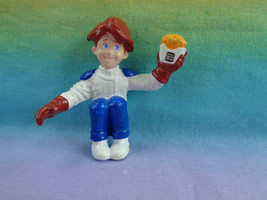 Vintage 1990 Burger King Kids Club Gang Boy Sitting with Fries Figure Only  - $2.51