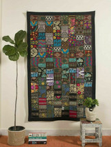 Cotton Patchwork Ethnic Wall Tapestry Hanging 40&quot; X 60&quot; - £72.88 GBP