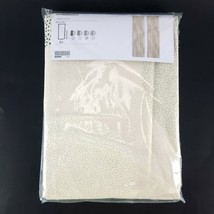 Ikea Sandangsfly Curtains 1 Pair Beige Green Dotted 57x98&quot; New - £49.11 GBP