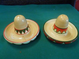 Great THE MAIN INGREDIENTS  Pair of SOMBRERO Salt &amp; Pepper Shakers - £9.79 GBP