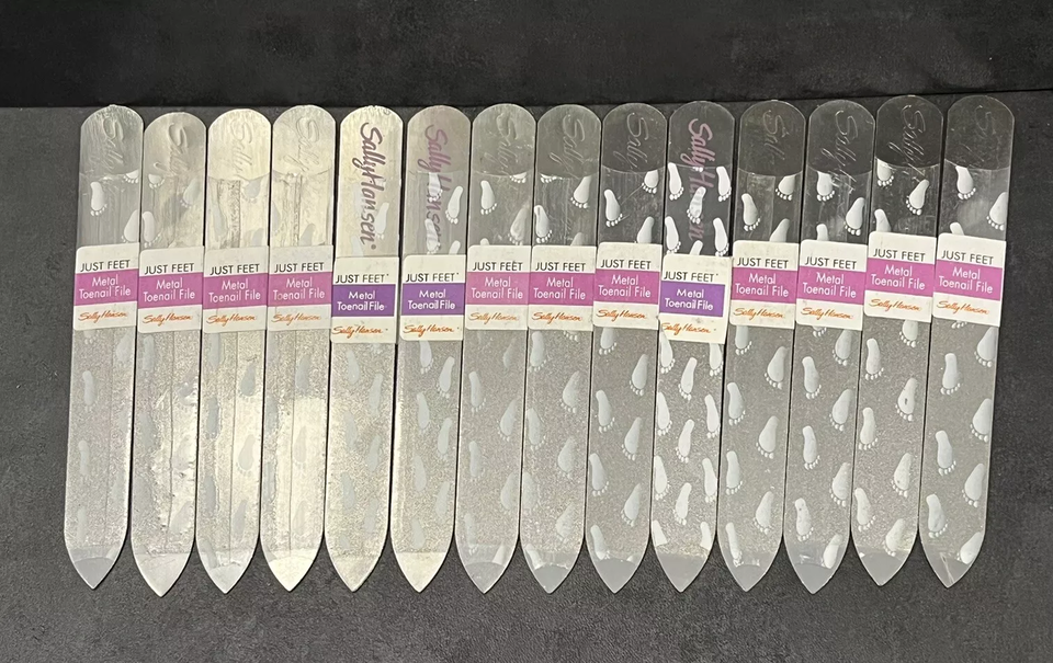 Sally Hansen JUST FEET Metal Nail File, Set of 14 Discontinued - $14.75