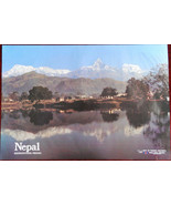 Original Poster Nepal Airlines Machapuchare Pokhara Asia Travel Alpinism - £83.79 GBP