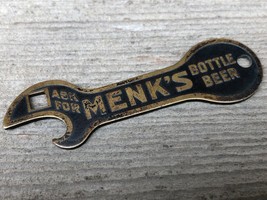 Rare Antique Ask For MENK&#39;S Bottle Beer Pre Prohibition era Bottle Opener - £155.80 GBP