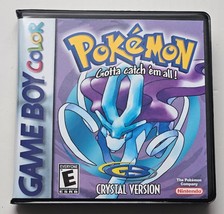 Pokemon Crystal Version Case Only Game Boy Color Box Best Quality Pokémon - £10.97 GBP