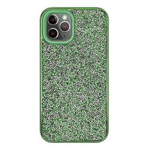 Dual Layer Glitter/Rubber Shockproof Case for iPhone 12 Pro Max 6.7&quot; GREEN - £5.30 GBP