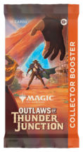 Three (3) MtG Outlaws of Thunder Junction Collector Booster Packs - $75.45