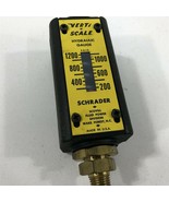 Schrader Vertiscale Hydraulic Guage 200-1200PISG Scovill - $69.99