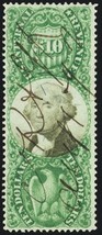 R149, Used VF $10 Revenue Stamp - With PFC * Stuart Katz - £294.91 GBP