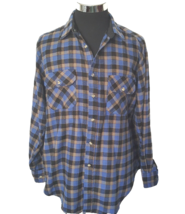 Northwest Territory Shirt Mens Size Large Multicolor Plaid Flannel Button Front - £15.15 GBP