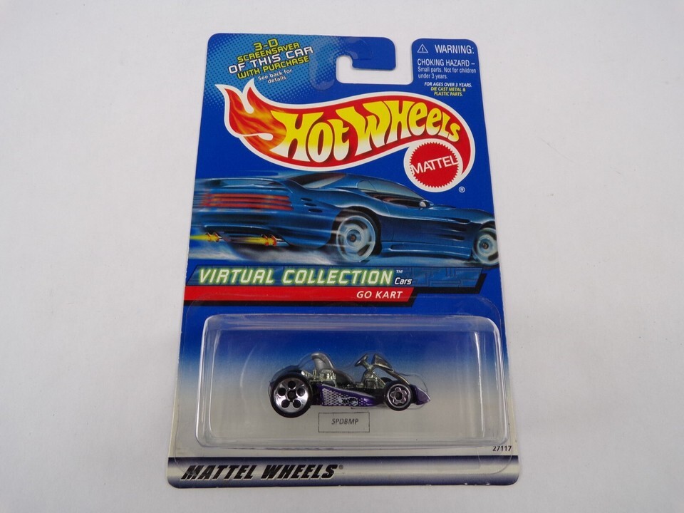 Van / Sports Car / Hot Wheels Mattel Wheels Virtual Collection Go Kart #H16 - $11.87