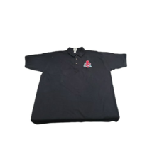 Anvil Mens SJ Logo Polo T-Shirt Black Size X-Large - £35.61 GBP