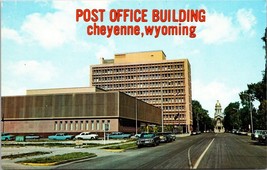 Post Office Building Cheyenne Wyoming Postcard - £7.83 GBP