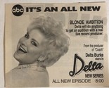 Delta Tv Guide Print Ad Delay Burke TPA9 - £4.73 GBP