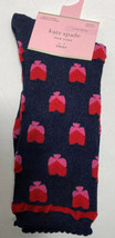 Kate Spade NY Crew Socks With Red Logo Design - £16.43 GBP