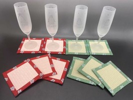 Mini Small TATAMI GOZA Coaster 10 pieces set Vase SAKE BAR RedPink Green... - $34.99